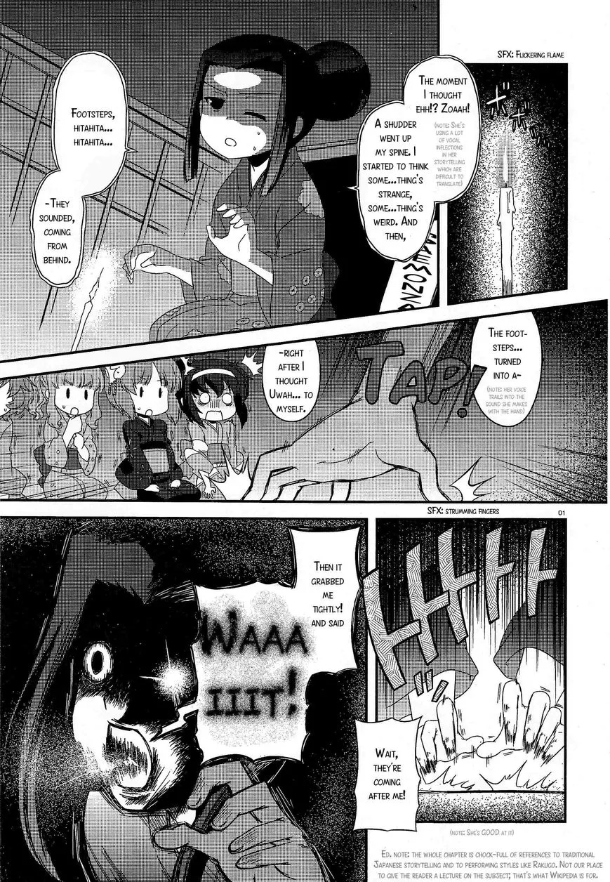 Read Girls & Panzer – Motto Love Love Sakusen desu! Chapter 29 - A Cool Midsummer Evening! It's the Ghost Story Meeting! Online