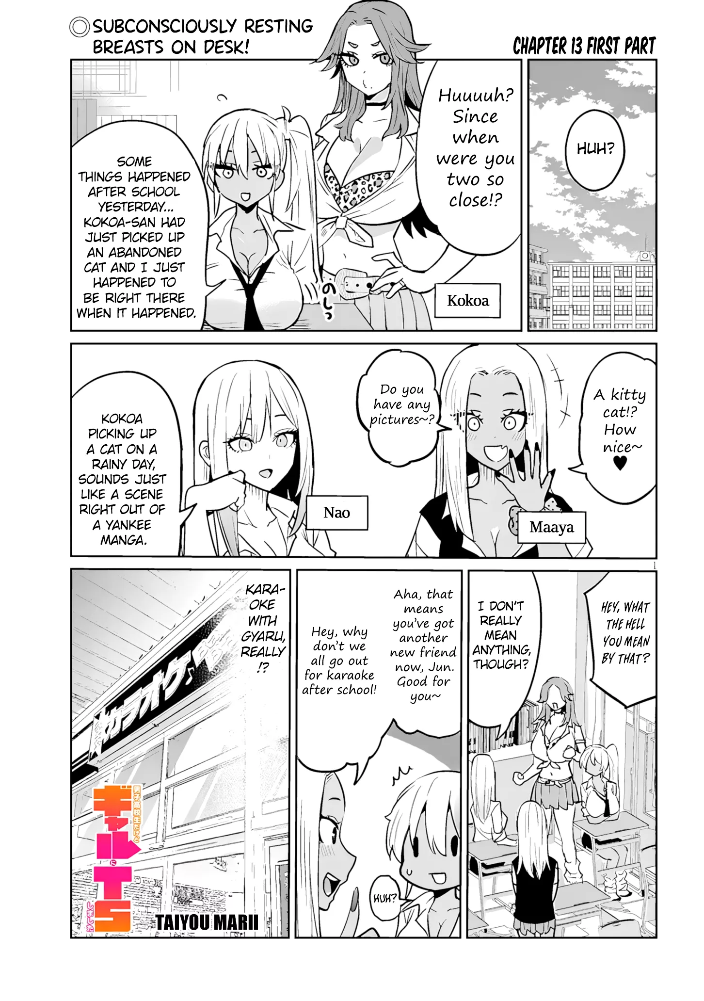 Read Danshi Kokoseidakedo Gyaru ni TS Shimashita Chapter 13.1 Online