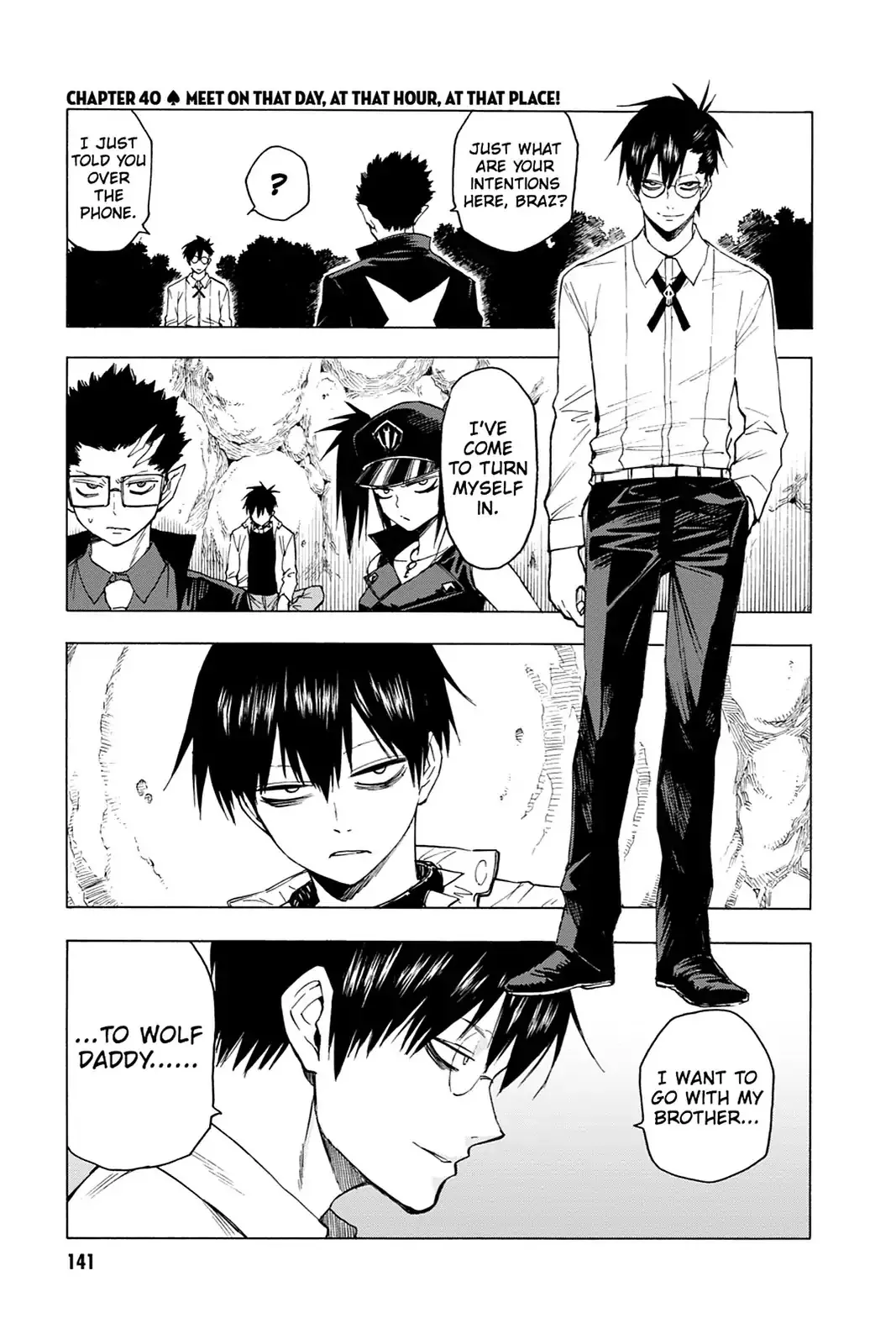 Read Blood Lad Chapter 40 - Meet on That Day, at That Hour, at That Place! Online