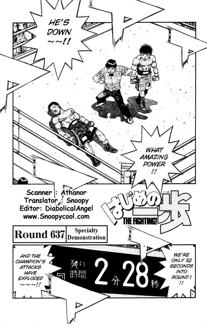 Read Hajime no Ippo Chapter 637 - Speciality demonstration Online