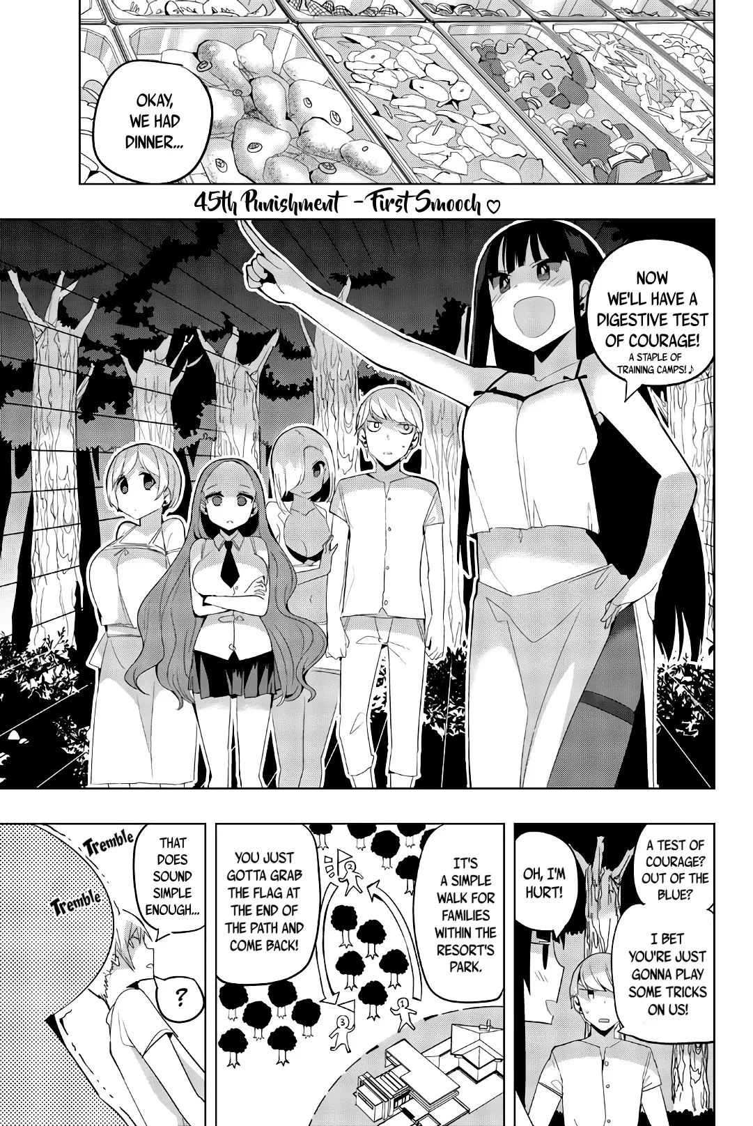 Read Houkago no Goumon Shoujo Chapter 45 - First Smooch ♥ Online