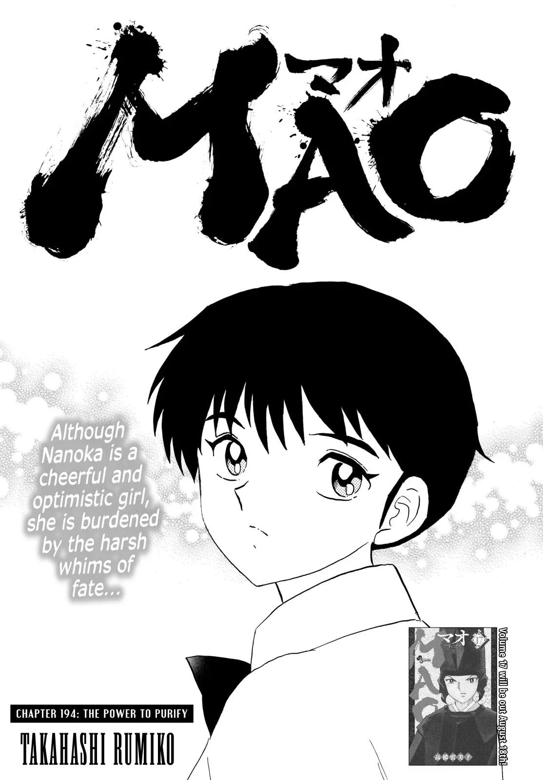 Read Mao Chapter 194 - The Power to Purify Online