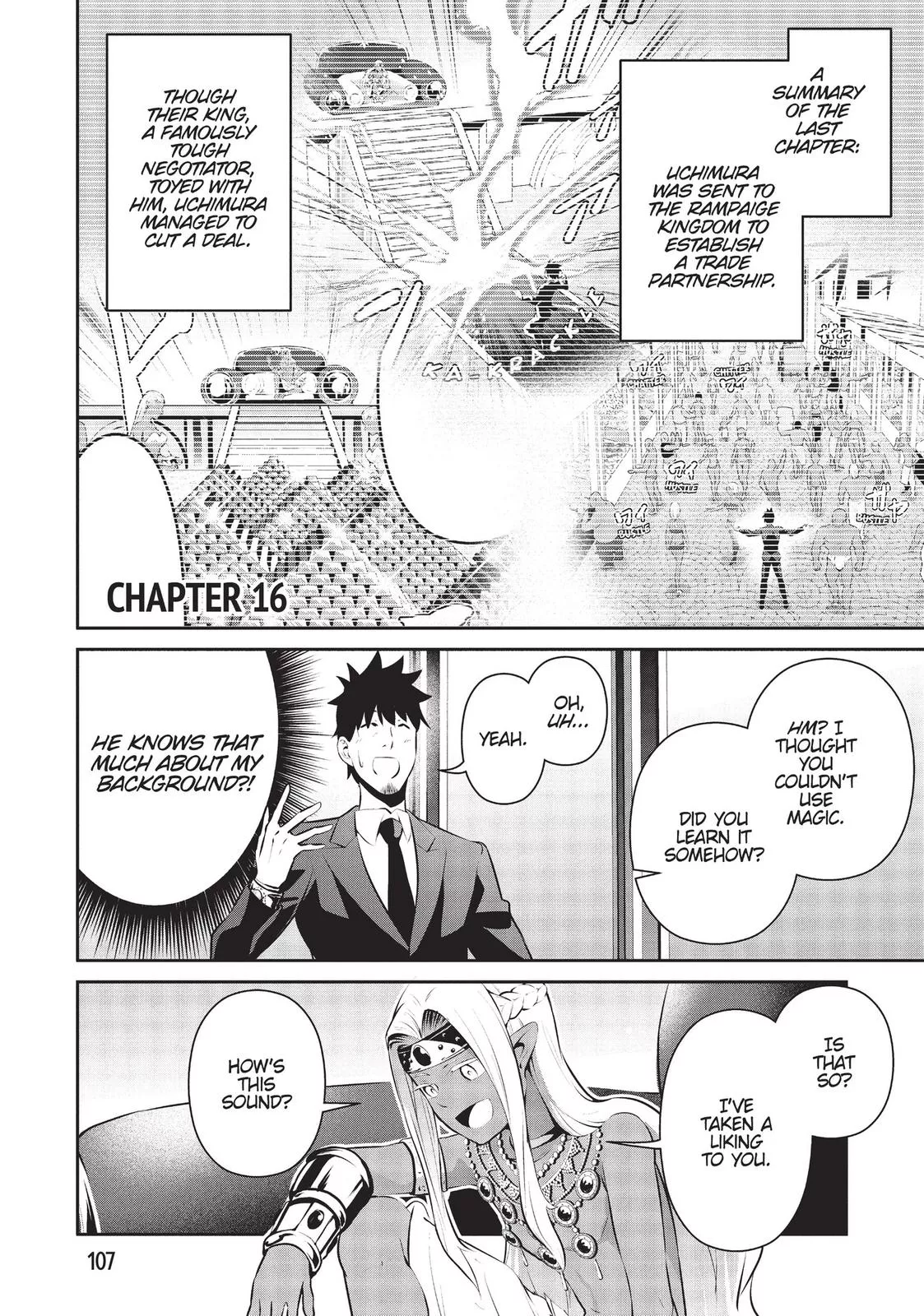 Read Salaryman ga Isekai ni Ittara Shitennou ni Natta Hanashi Chapter 16 Online