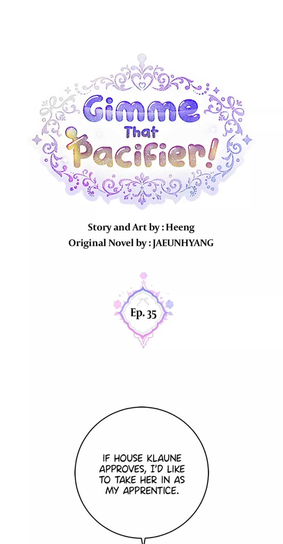 Read Gimme That Pacifier! Chapter 35 Online