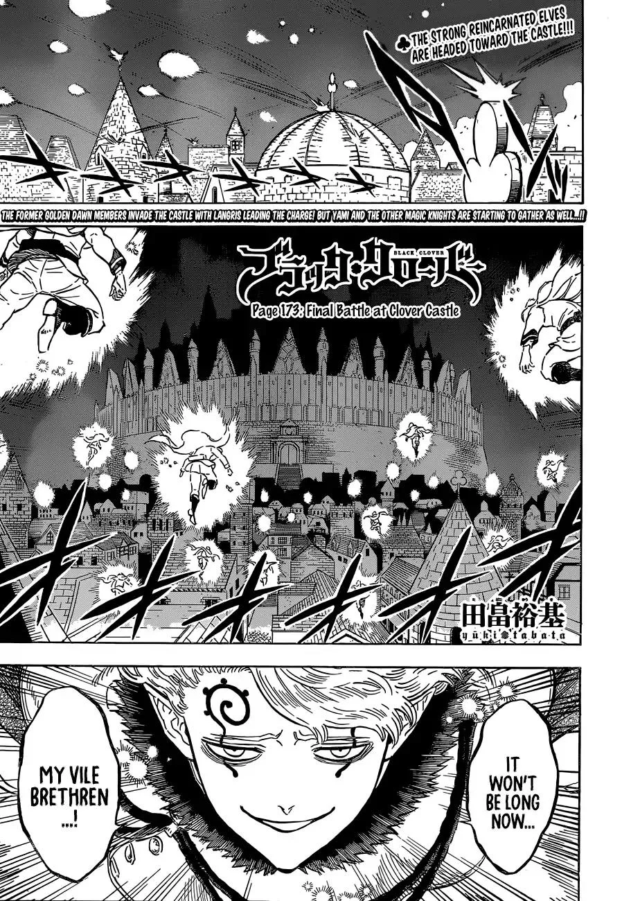 Read Black Clover Chapter 173 - Final Battle at Clover Castle Online