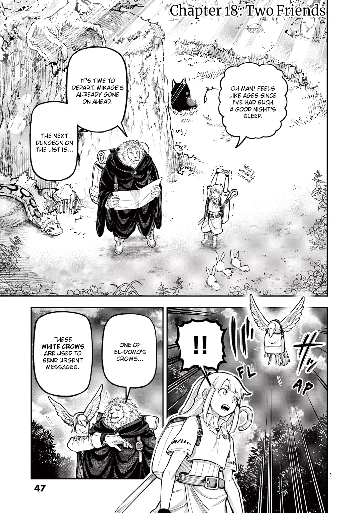 Read Juuou to Yakusou Chapter 18 - Two Friends Online