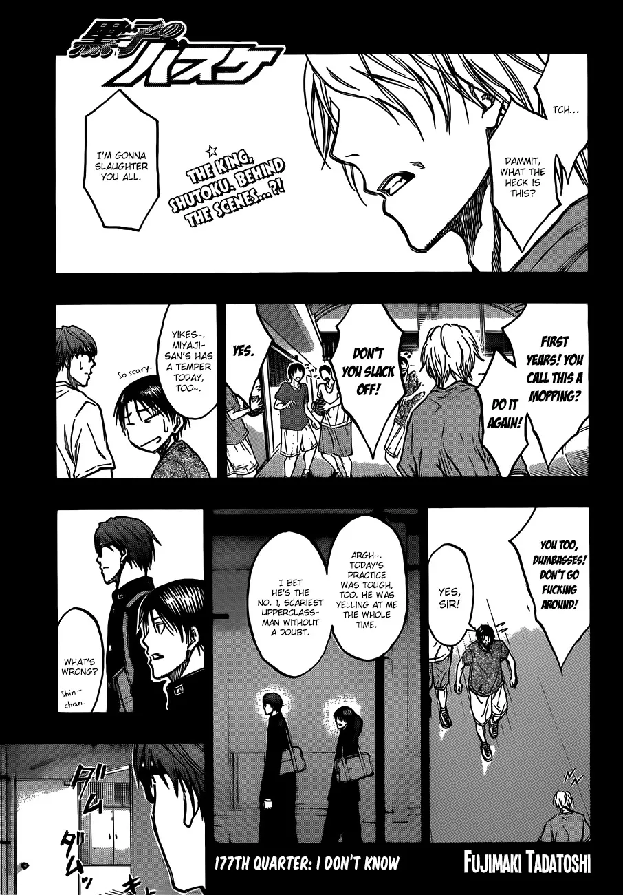 Read Kuroko no Basket Chapter 177 - I Don't Know Online