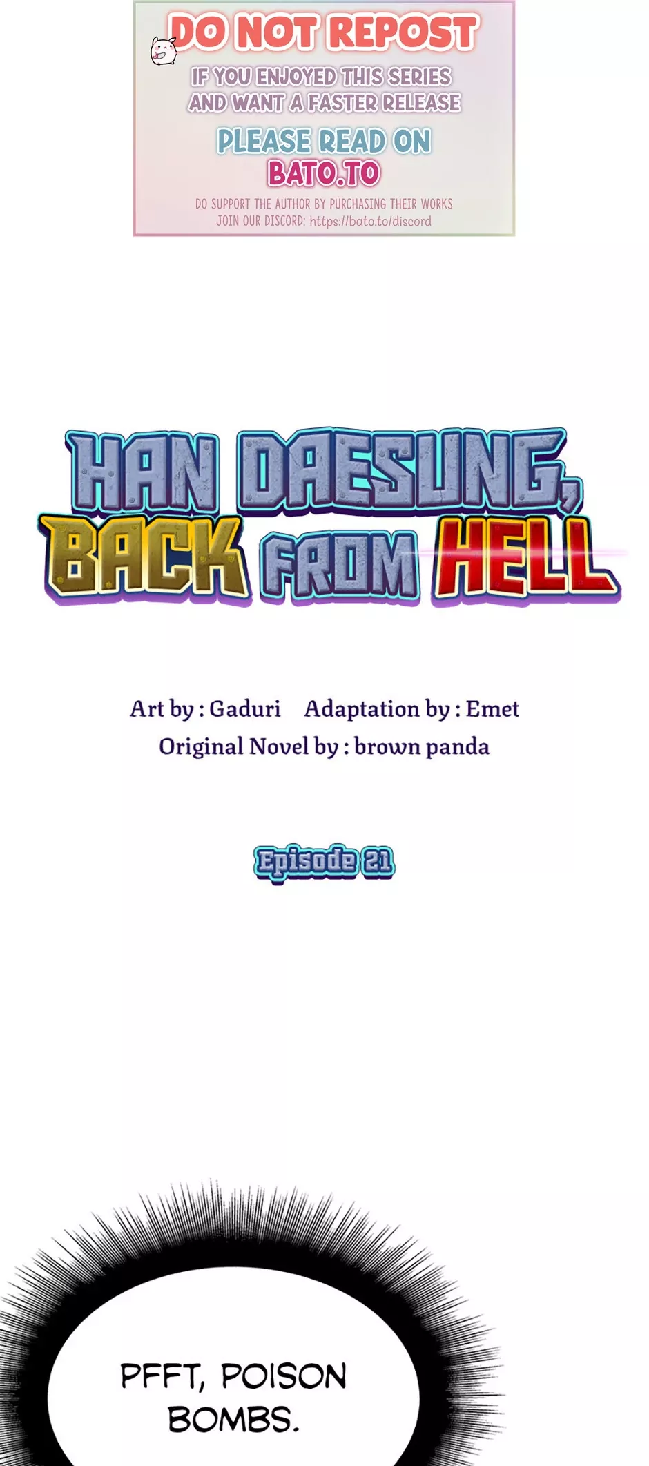 Read Han Daesung, Back From Hell Chapter 21 Online