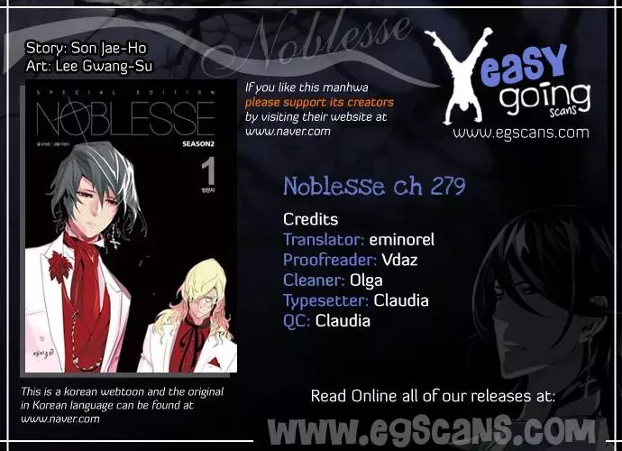 Read Noblesse Chapter 279 - Ep.279 Online