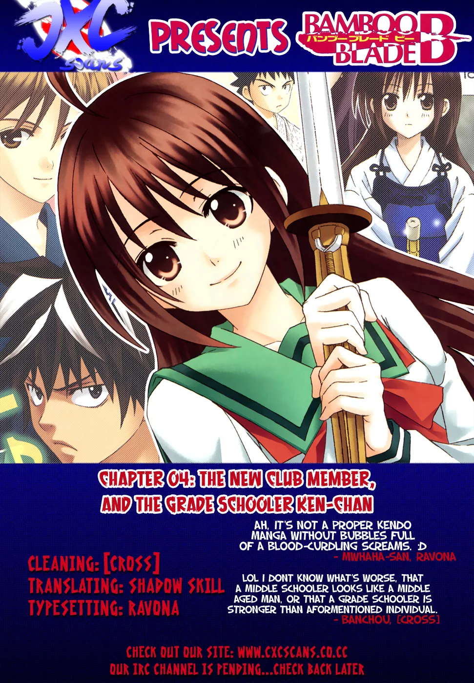 Read Bamboo Blade B Chapter 4 - The New Club Member, And The Grade Schooler Ken chan Online