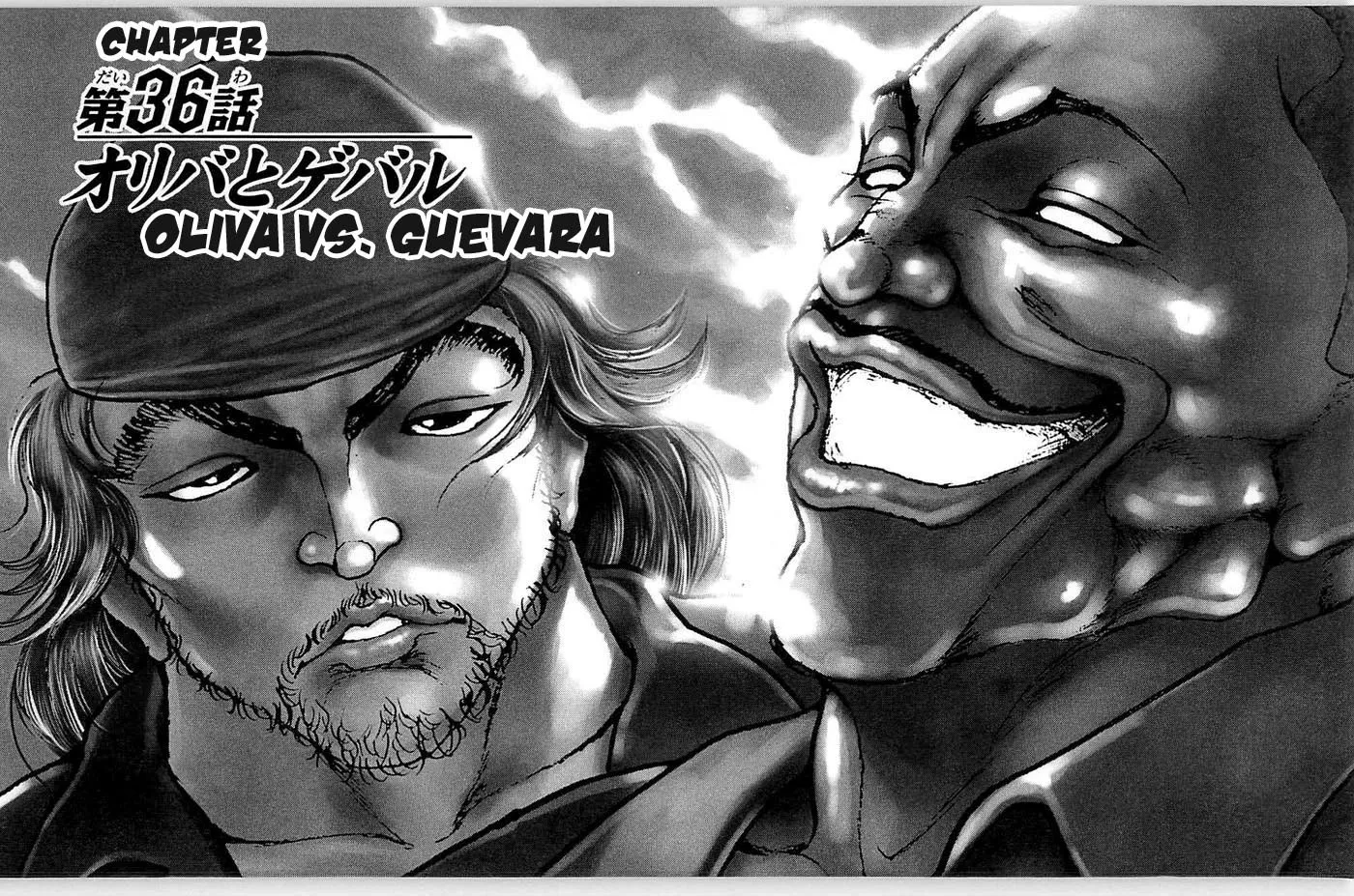 Read Hanma Baki Chapter 36 - Oliva vs Guevara Online