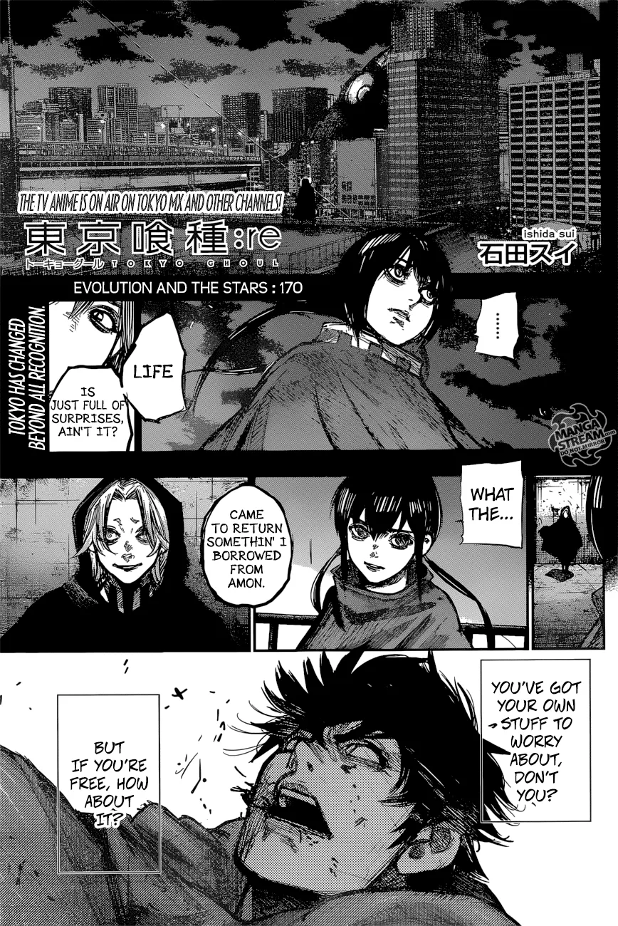 Read Tokyo Ghoul:re Chapter 170 Online