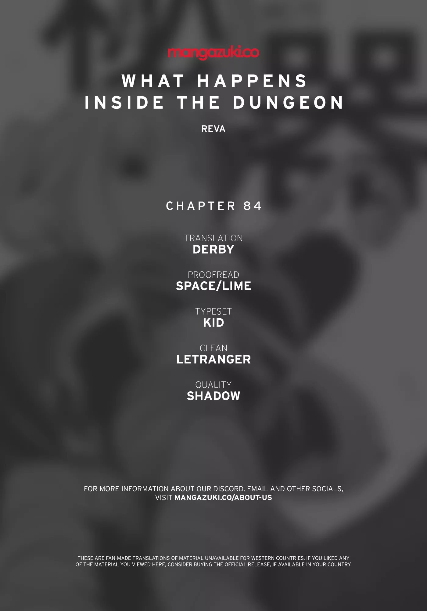 Read What Happens Inside the Dungeon Chapter 84 Online
