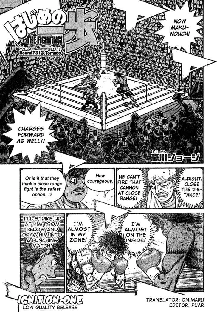 Read Hajime no Ippo Chapter 731 - Tornado Online