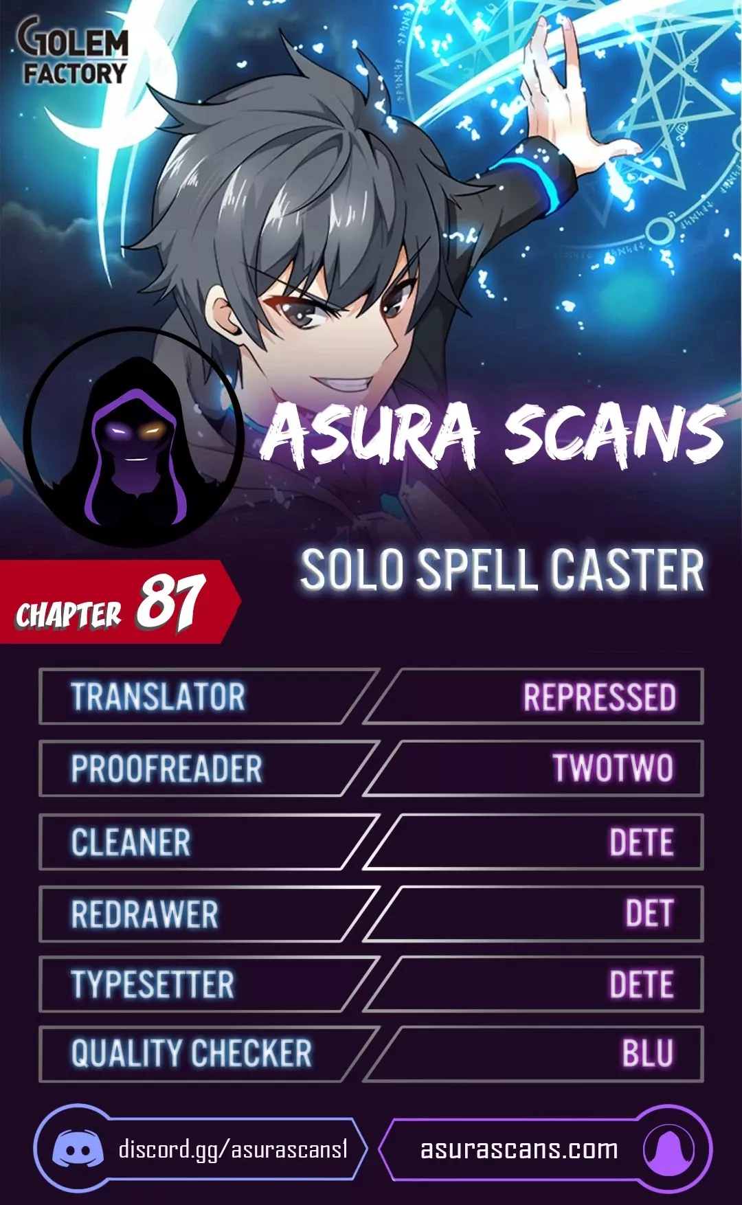 Read Solo Spell Caster Chapter 87 Online