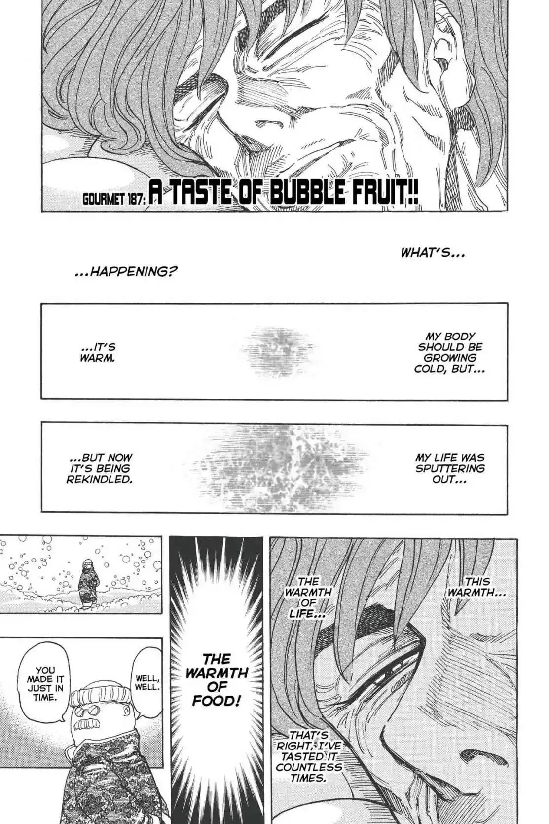 Read Toriko Chapter 187 - Vol.21 Gourmet 187: A Taste of Bubble Fruit!! Online