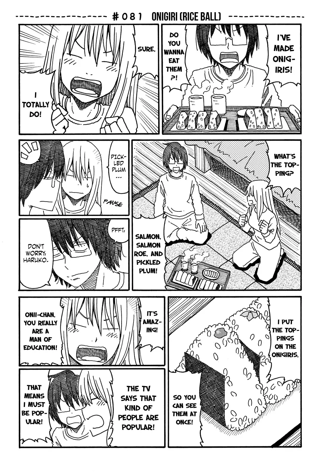 Read Hatarakanai Futari (The Jobless Siblings) Chapter 81 - Onigiri (Rice Ball) Online