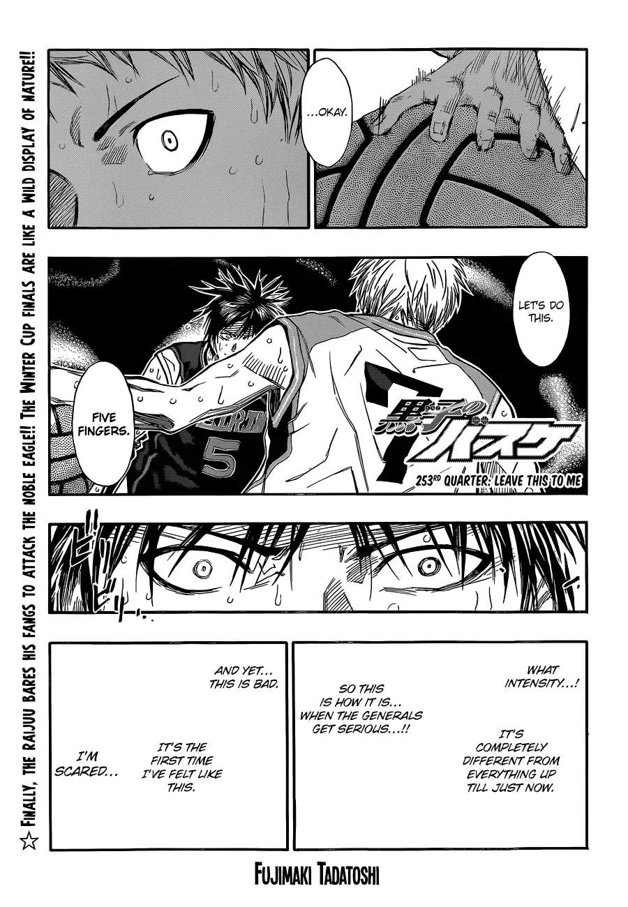 Read Kuroko no Basket Chapter 253 - Leave This To Me Online