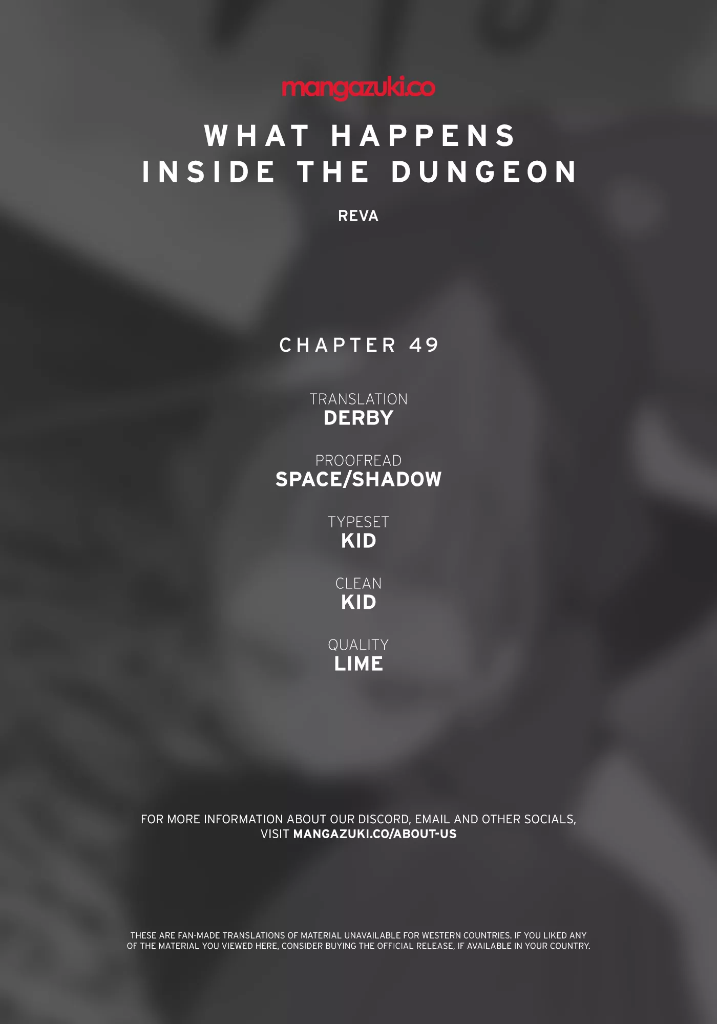 Read What Happens Inside the Dungeon Chapter 49 Online