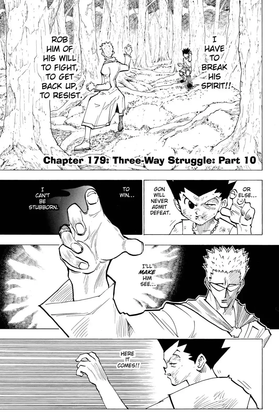 Read Hunter X Hunter Chapter 179 - Three-Way Struggle: Part 10 Online