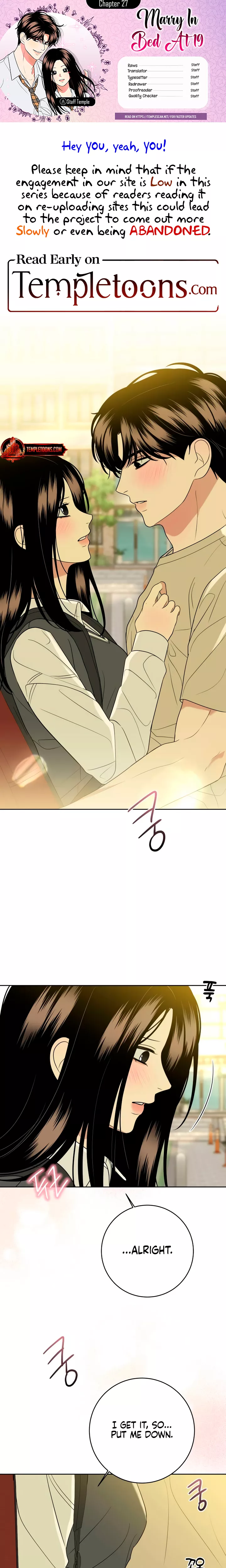 Read Marry In Bed at 19 Chapter 27 Online