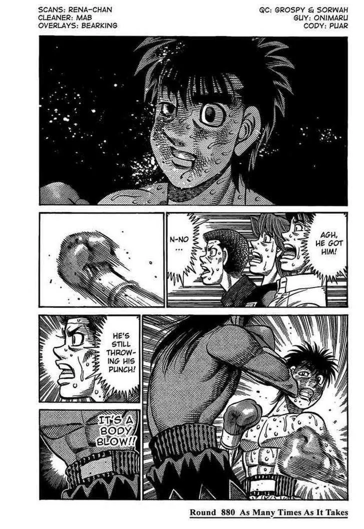 Read Hajime no Ippo Chapter 880 - As many times as it takes Online