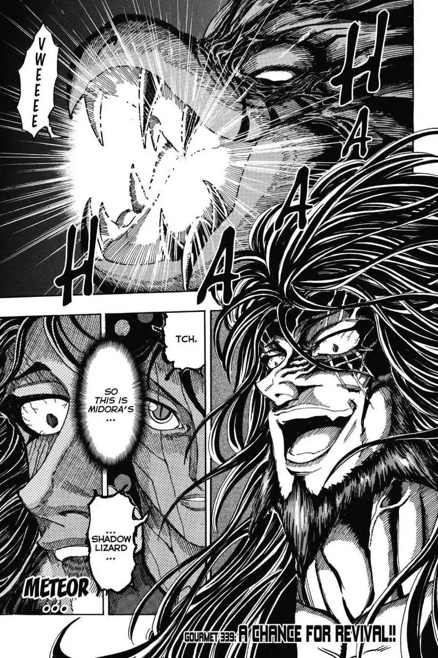 Read Toriko Chapter 339 - Vol.37 Gourmet 339: A Chance For Revival!! Online