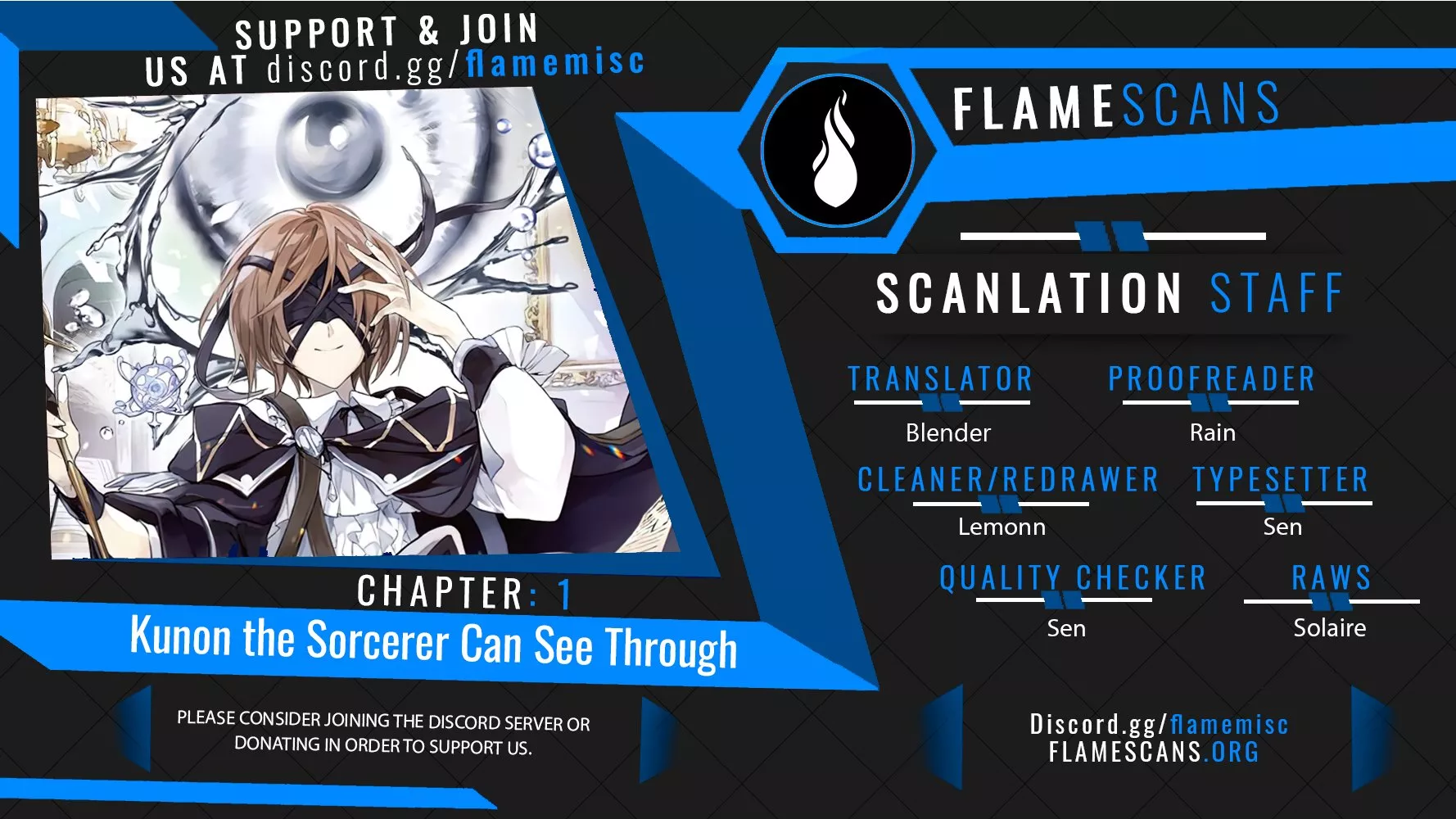 Read Kunon the Sorcerer Can See Chapter 1 - Hero's Scar Online