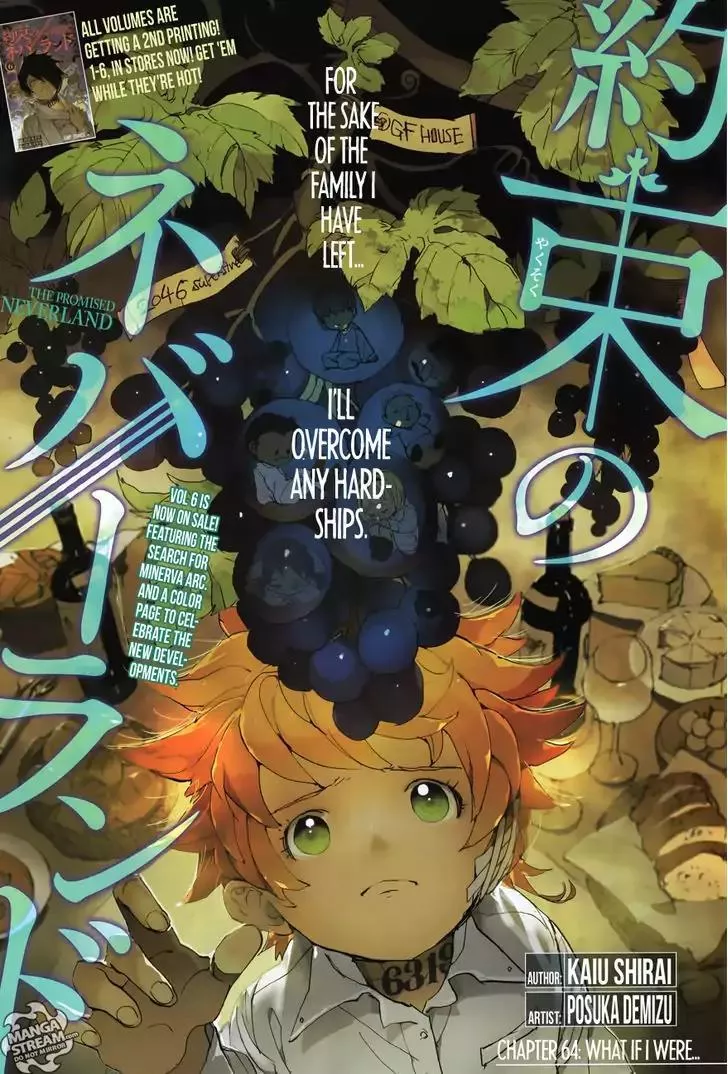 Read Yakusoku no Neverland Chapter 64 - What If I Were... Online