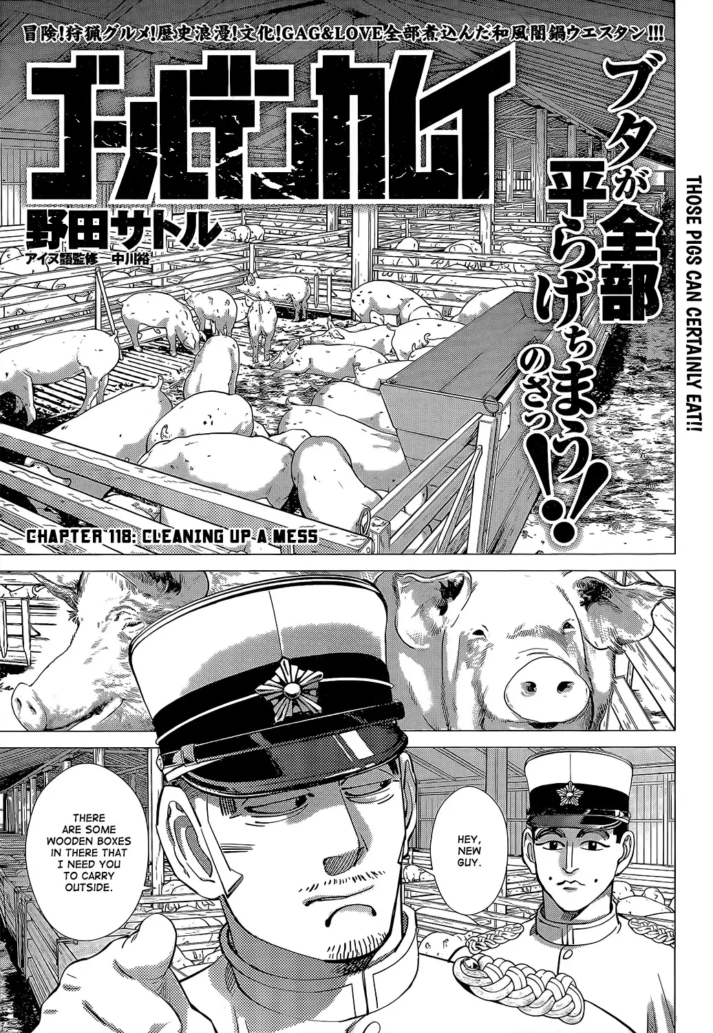 Read Golden Kamuy Chapter 118 - Cleaning Up a Mess Online