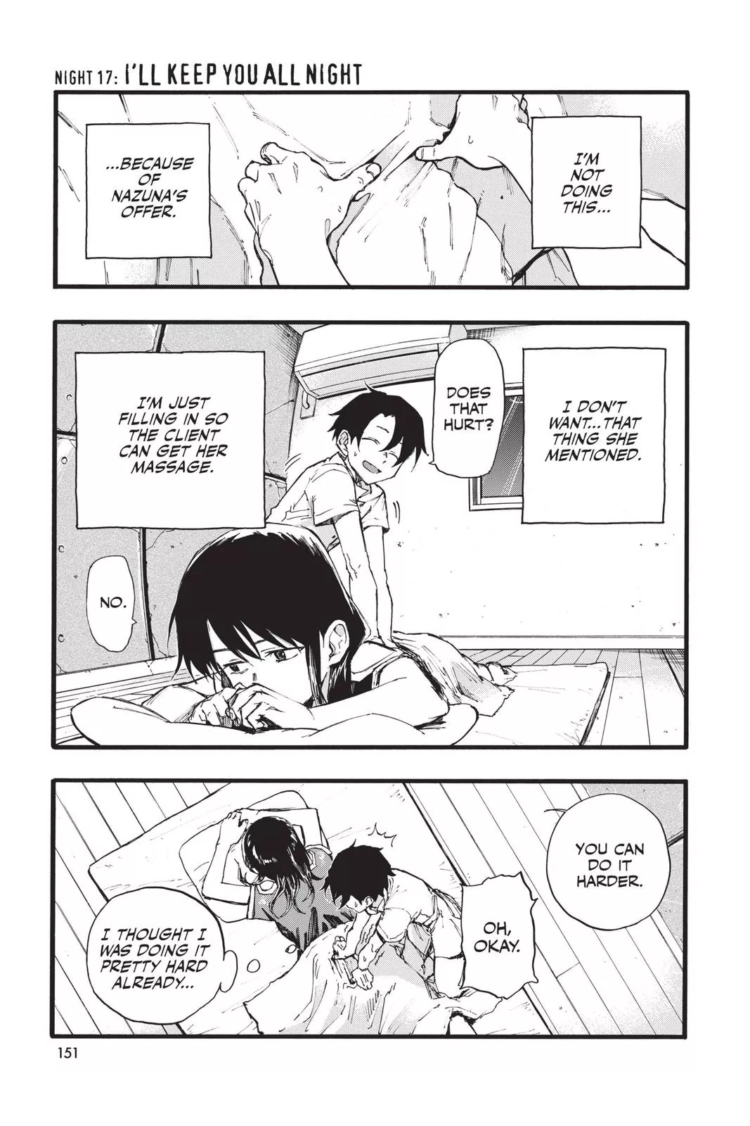 Read Yofukashi no Uta Chapter 17 Online