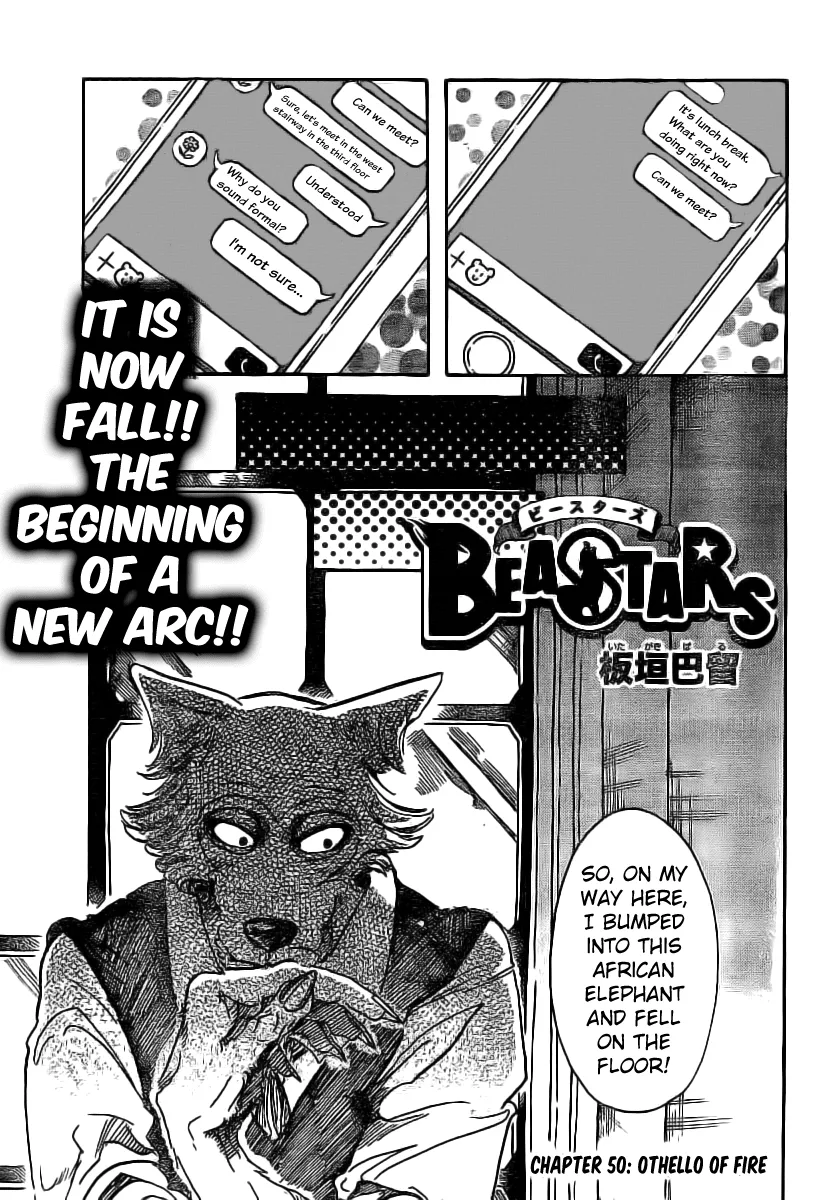 Read Beastars Chapter 50 - Othello of Fire Online