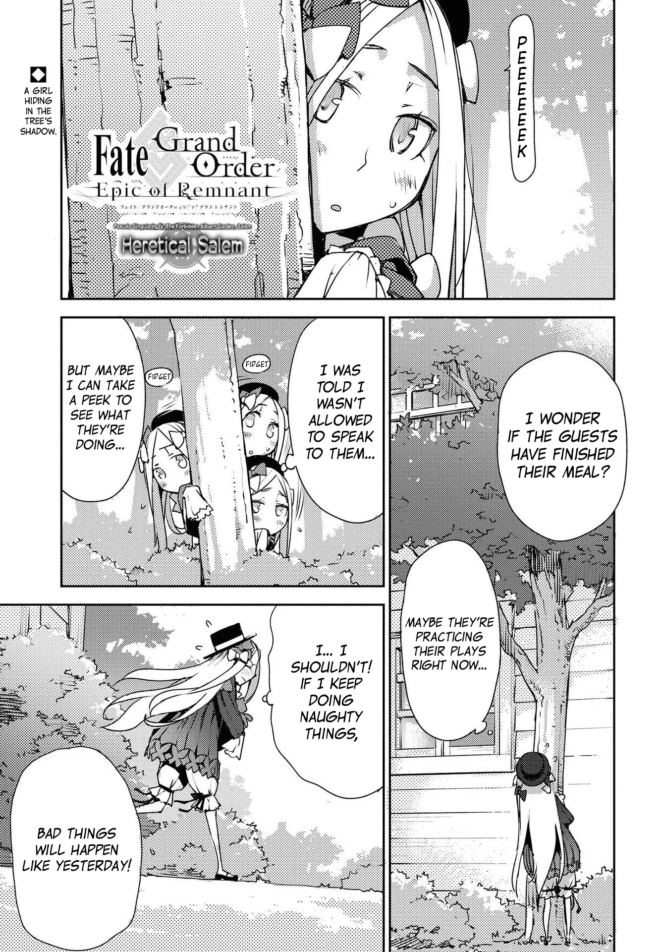 Read Fate/Grand Order -Epic of Remnant- Pseudo-Singularity IV: The Forbidden Advent Garden, Salem – Heretical Salem Chapter 4 - Unknot: Before Dawn - 3 Online