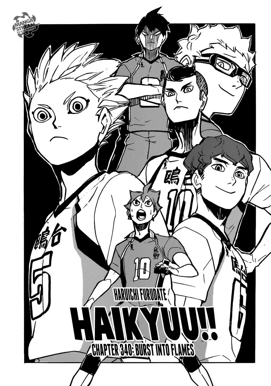 Read Haikyu!! Chapter 340 - Burst Into Flames Online