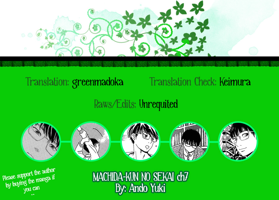 Read Machida-kun no Sekai Chapter 7 Online
