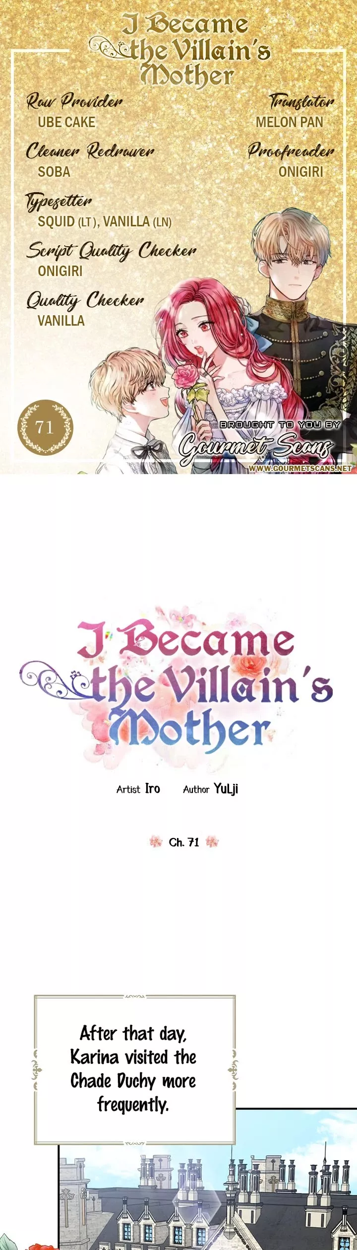 Read I Became the Villain’s Mother Chapter 71 Online