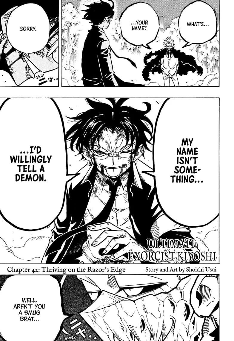Read Exorcist no Kiyoshi-kun Chapter 42 - Thriving on the Razor's Edge Online