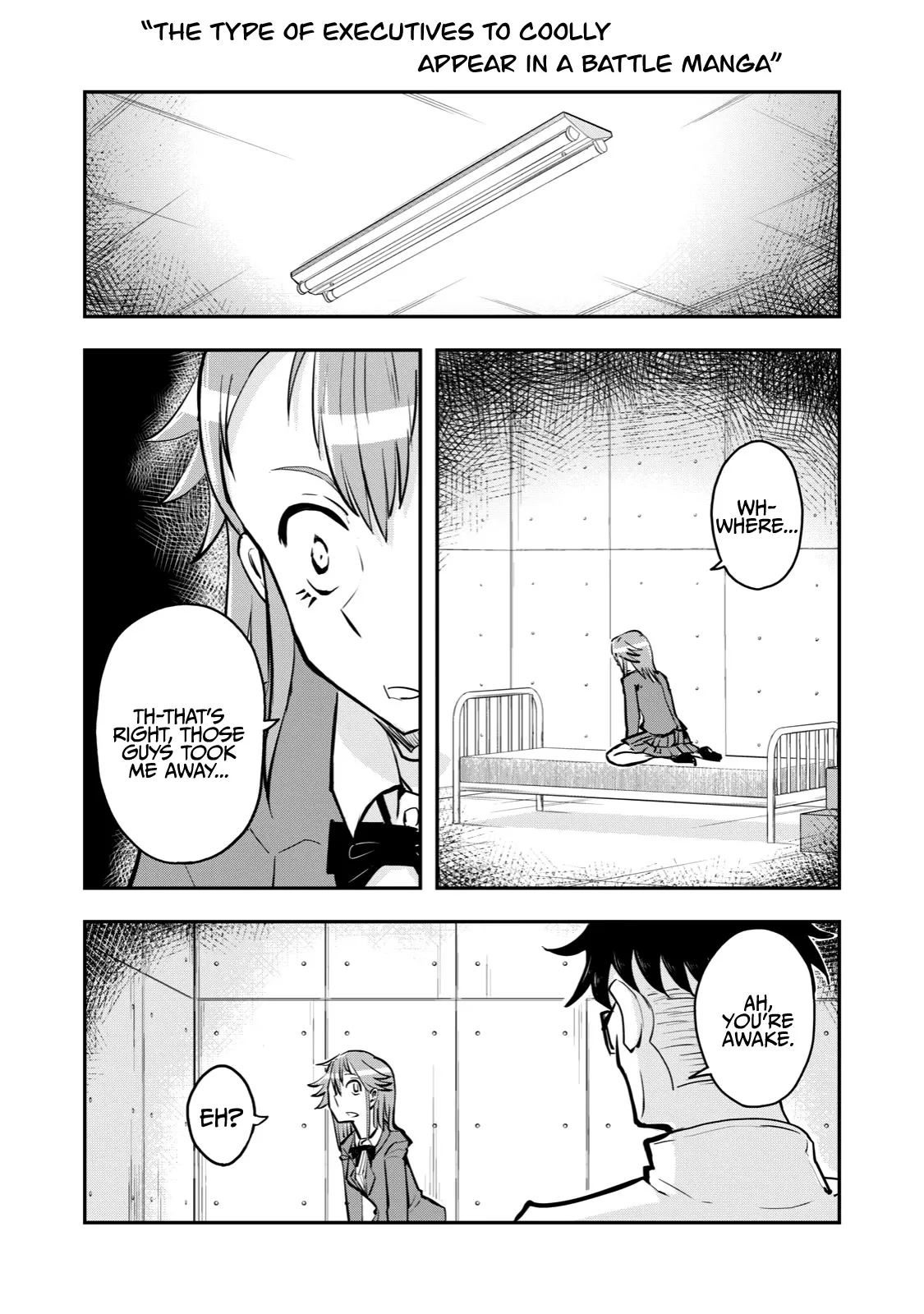 Read A Manga About the Kind of PE Teacher Who Dies at the Start of a School Horror Movie Chapter 57 - The type of executives too coolly appear in a battle manga Online