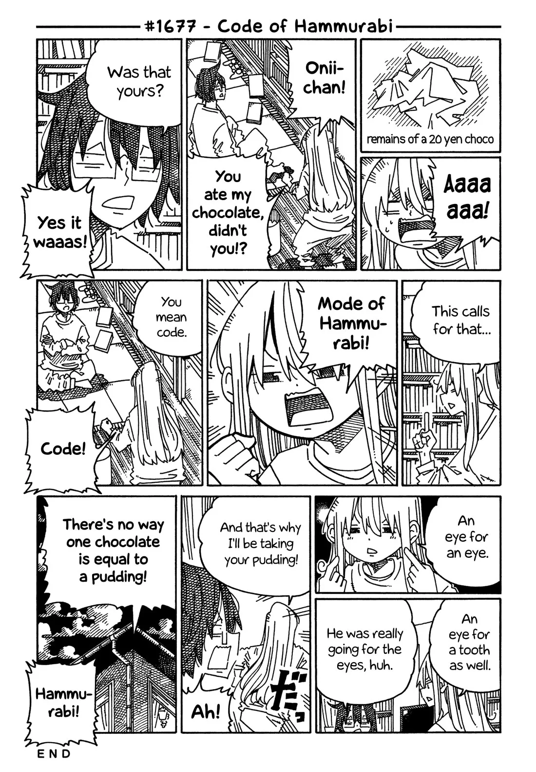 Read Hatarakanai Futari (The Jobless Siblings) Chapter 1677 - Code of Hammurabi Online