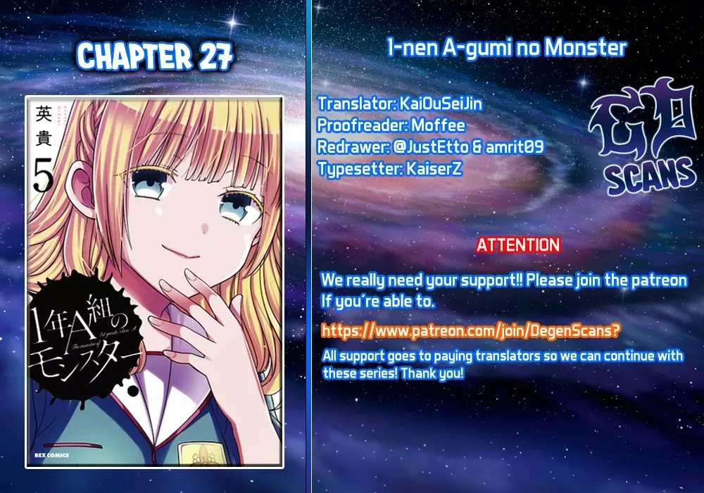 Read 1-nen A-gumi no Monster Chapter 27 - If this didn't happen... Online