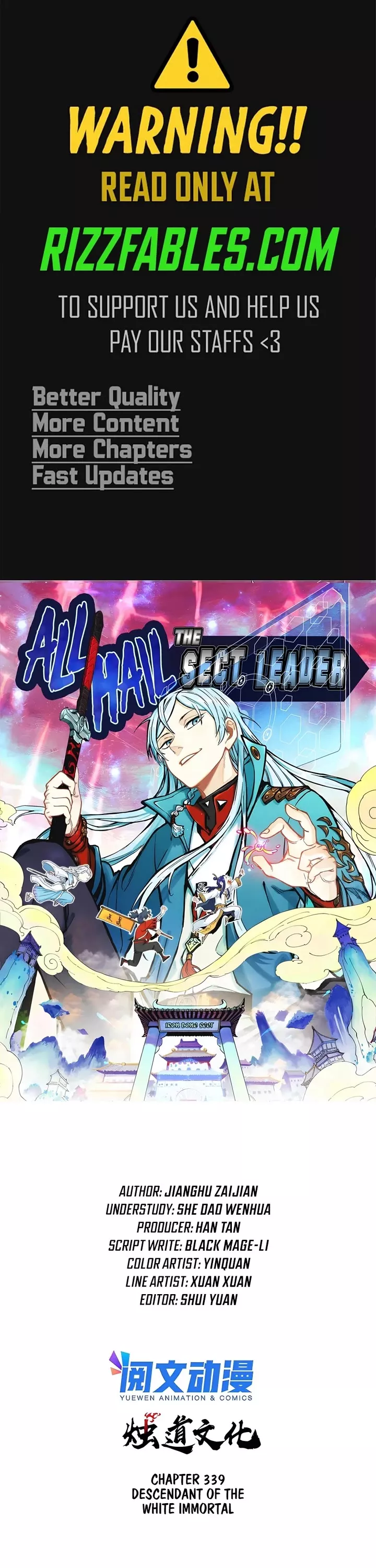 Read All Hail the Sect Leader Chapter 340 Online