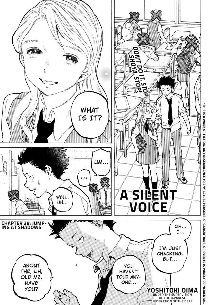 Read Koe no Katachi Chapter 038 Online