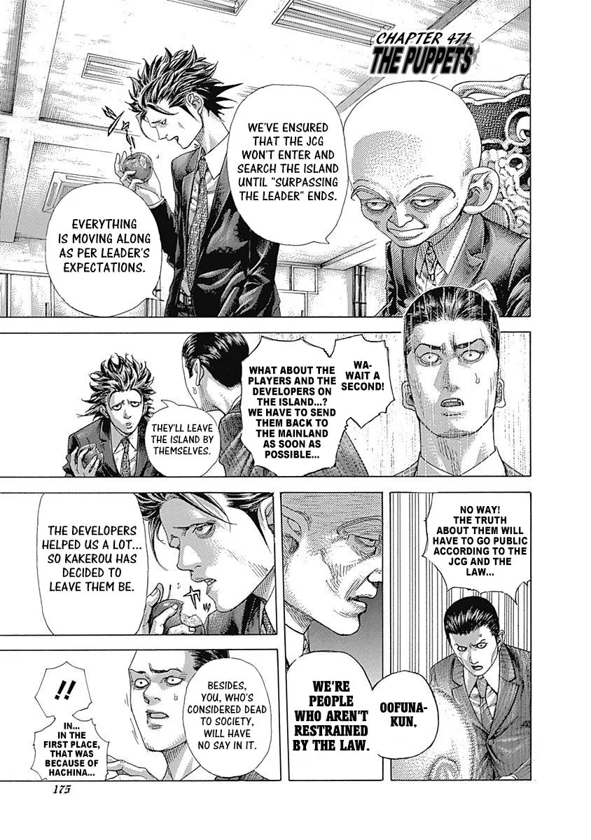 Read Usogui Chapter 471 - The Puppets Online