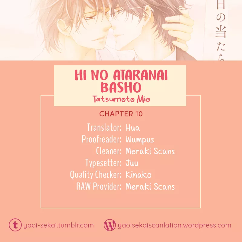 Read Hi no Ataranai Basho Chapter 10 Online