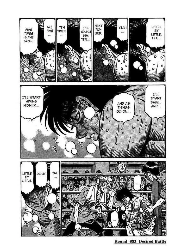 Read Hajime no Ippo Chapter 883 - Desired Battle Online