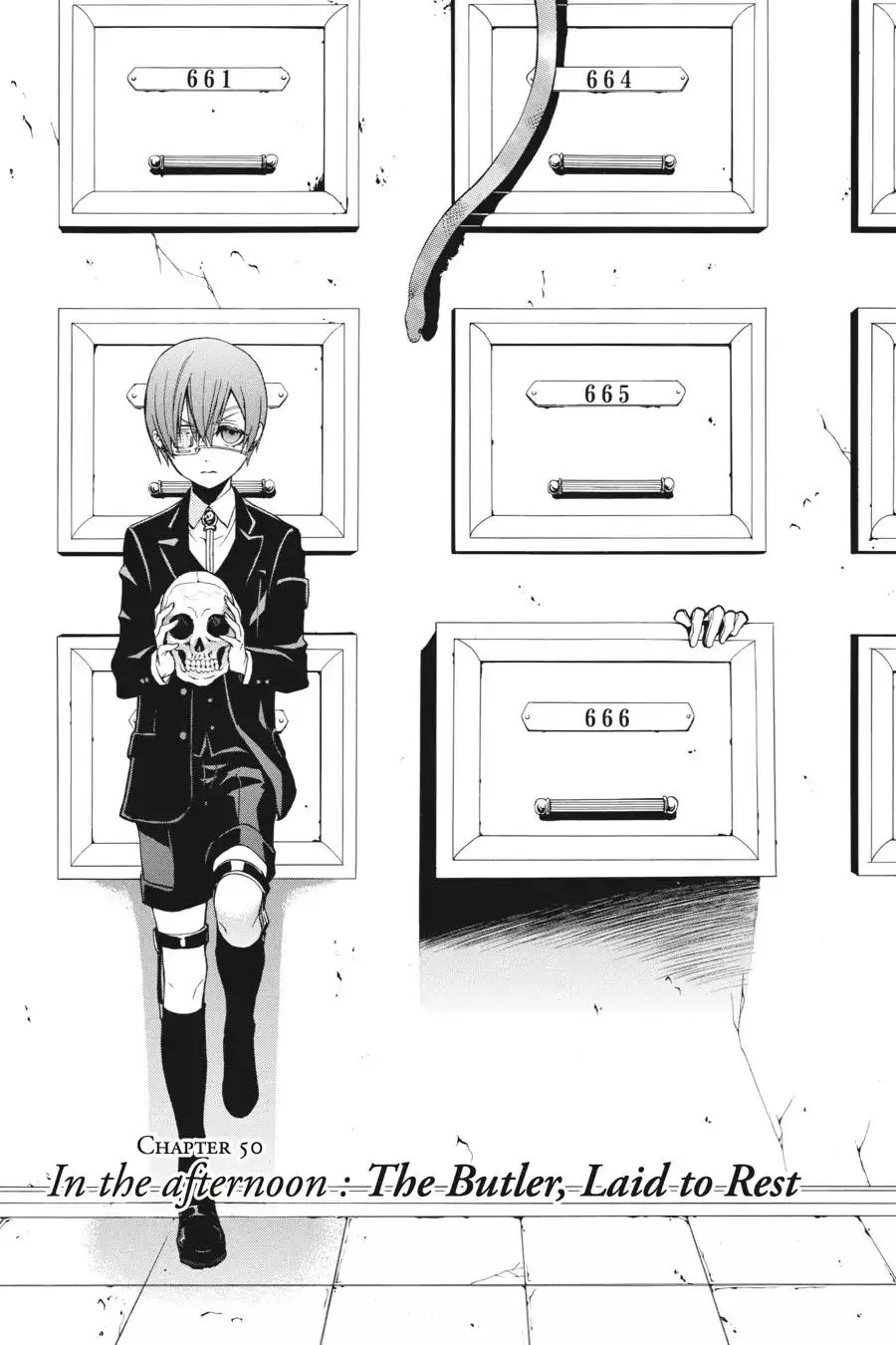 Read Kuroshitsuji Chapter 50 - In the afternoon: The Butler, Laid to Rest Online