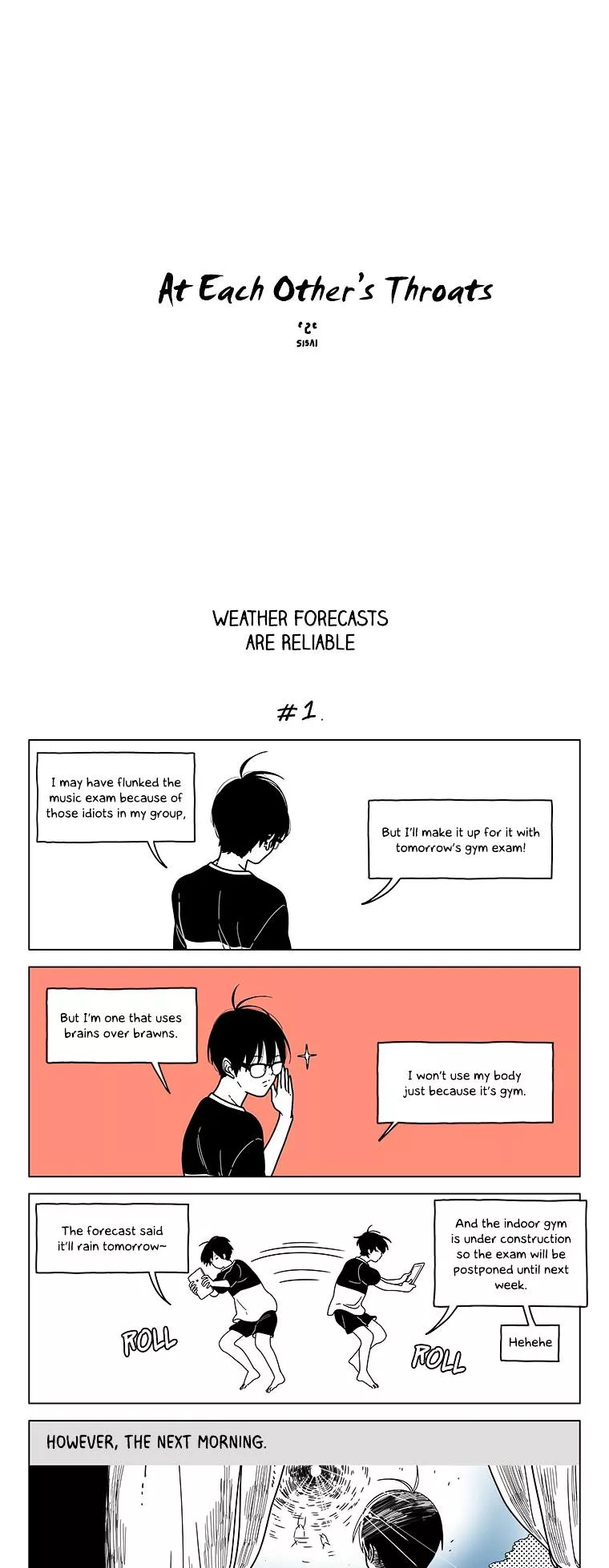 Read At Each Other’s Throats Chapter 76 - Weather Forecasts are Reliable Online