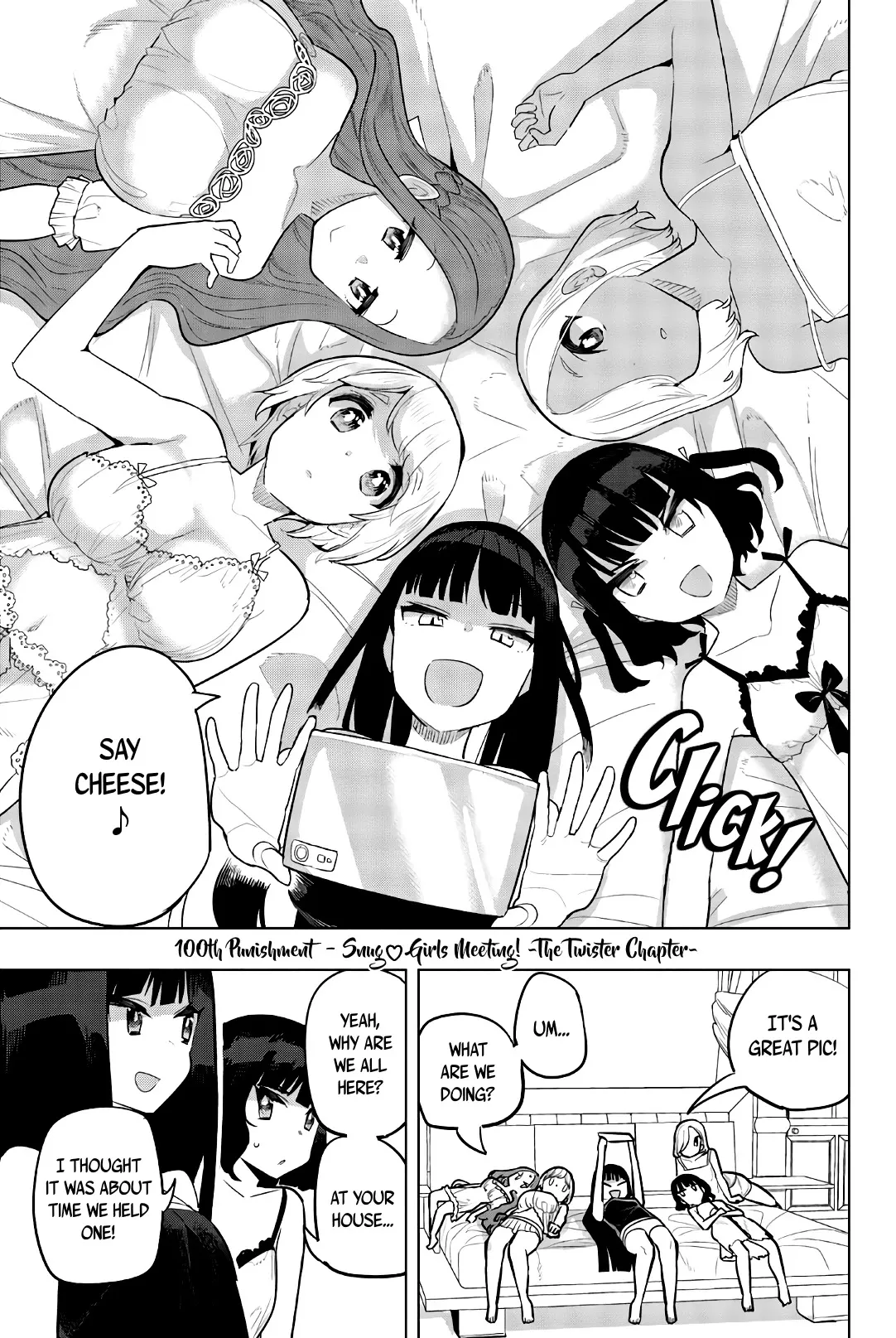 Read Houkago no Goumon Shoujo Chapter 100 - Snug ♥ Girls Meeting! ~The Twister Chapter~ Online