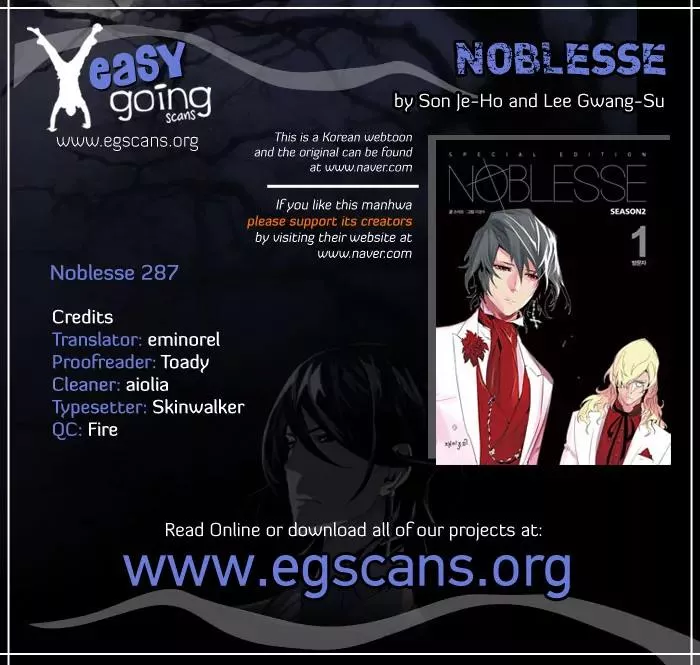 Read Noblesse Chapter 287 - Ep.287 Online