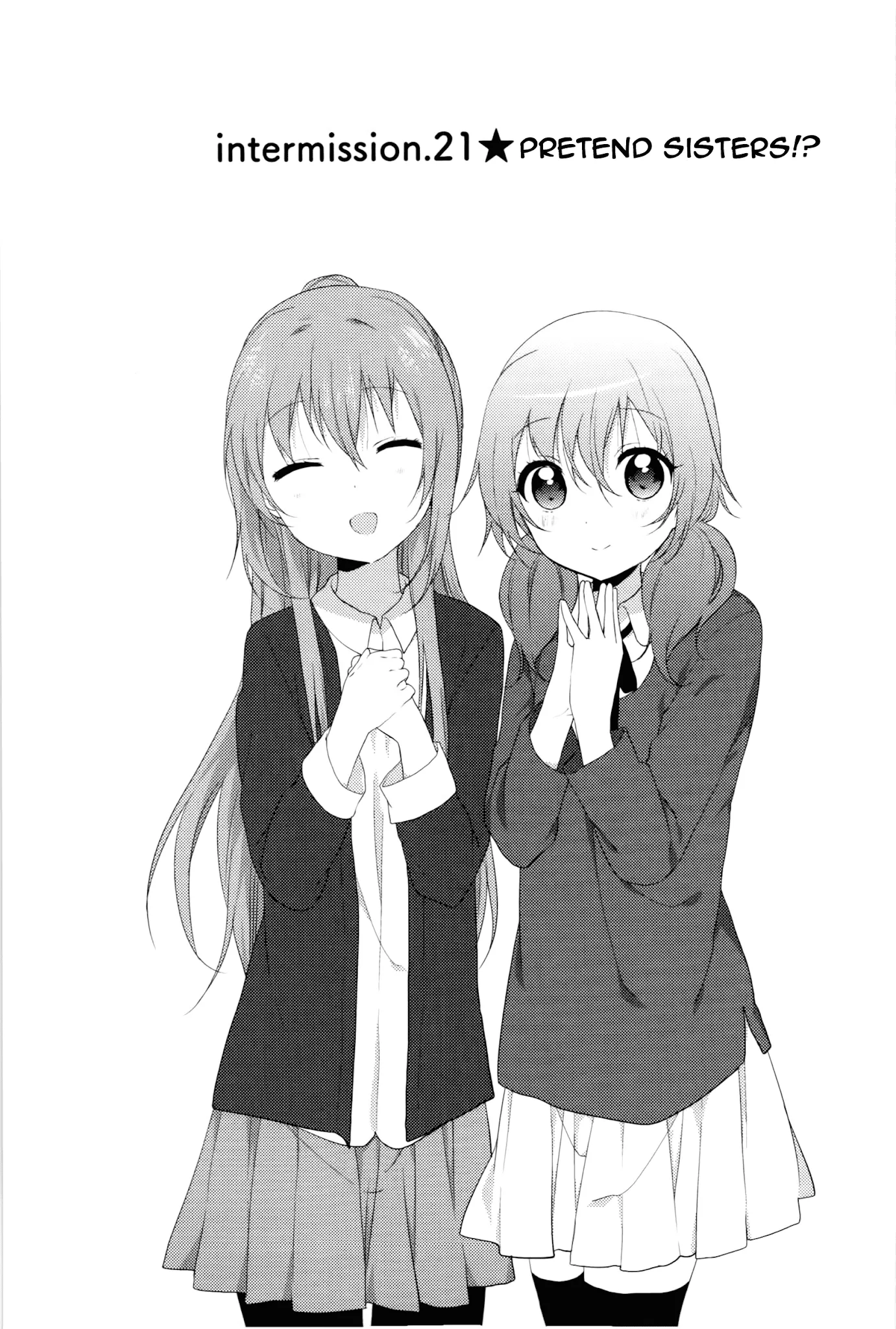 Read Yuru Yuri Chapter 70.6 - Intermission 21 - Pretend Sisters!? Online